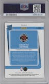 Scottie Barnes from the 2021-22 Panini Donruss Optic set featuring a Holo parallel graded by PSA and given an overall grade of 10.