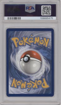 Snorlax VMAX from the 2020 Pokemon SWSH set graded by PSA and given an overall grade of 10.