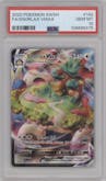 Snorlax VMAX from the 2020 Pokemon SWSH set graded by PSA and given an overall grade of 10.