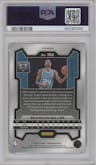 Brandon Miller from the 2023-24 Panini Prizm set featuring a Teal Ice parallel graded by PSA and given an overall grade of 10.