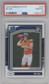 Bo Nix from the 2024 Donruss Optic set graded by PSA and given an overall grade of 10.
