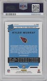 Kyler Murray from the 2019 Panini Donruss Optic set featuring a Aqua parallel graded by PSA and given an overall grade of 9.