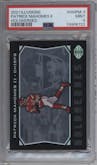 Patrick Mahomes II from the 2021 Panini Illusions set graded by PSA and given an overall grade of 9.