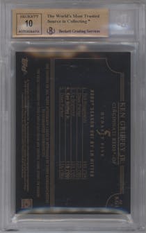Ken Griffey Jr. from the 2014 Topps Dynasty set graded by Beckett and given an overall grade of 9.5.