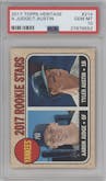 Aaron Judge/Tyler Austin  from the 2017 Topps Heritage set graded by PSA and given an overall grade of 10.