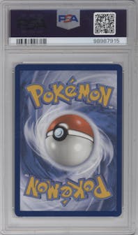Cresselia from the 2024 Pokemon SV set graded by PSA and given an overall grade of 10.