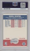 Darnell Valentine from the 1987-88 Fleer set graded by PSA and given an overall grade of 10.