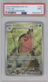 Vivillon from the 2024 Pokemon SV set graded by PSA and given an overall grade of 9.