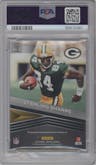 Sterling Sharpe from the 2018 Panini Spectra set featuring a Pink parallel graded by PSA and given an overall grade of 9.