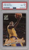 Kobe Bryant from the 1996-97 Fleer Ultra set graded by PSA and given an overall grade of 8.