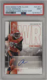 Chad Johnson from the 2024 Topps Signature Class set graded by PSA and given an overall grade of 9.