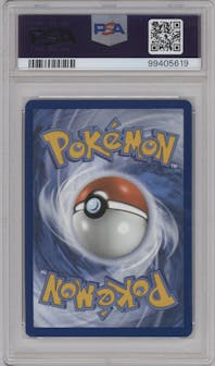 Dusclops from the 2024 Pokemon SV set graded by PSA and given an overall grade of 10.