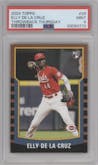 Elly De La Cruz from the 2024 Topps Throwback Thursday set graded by PSA and given an overall grade of 9.