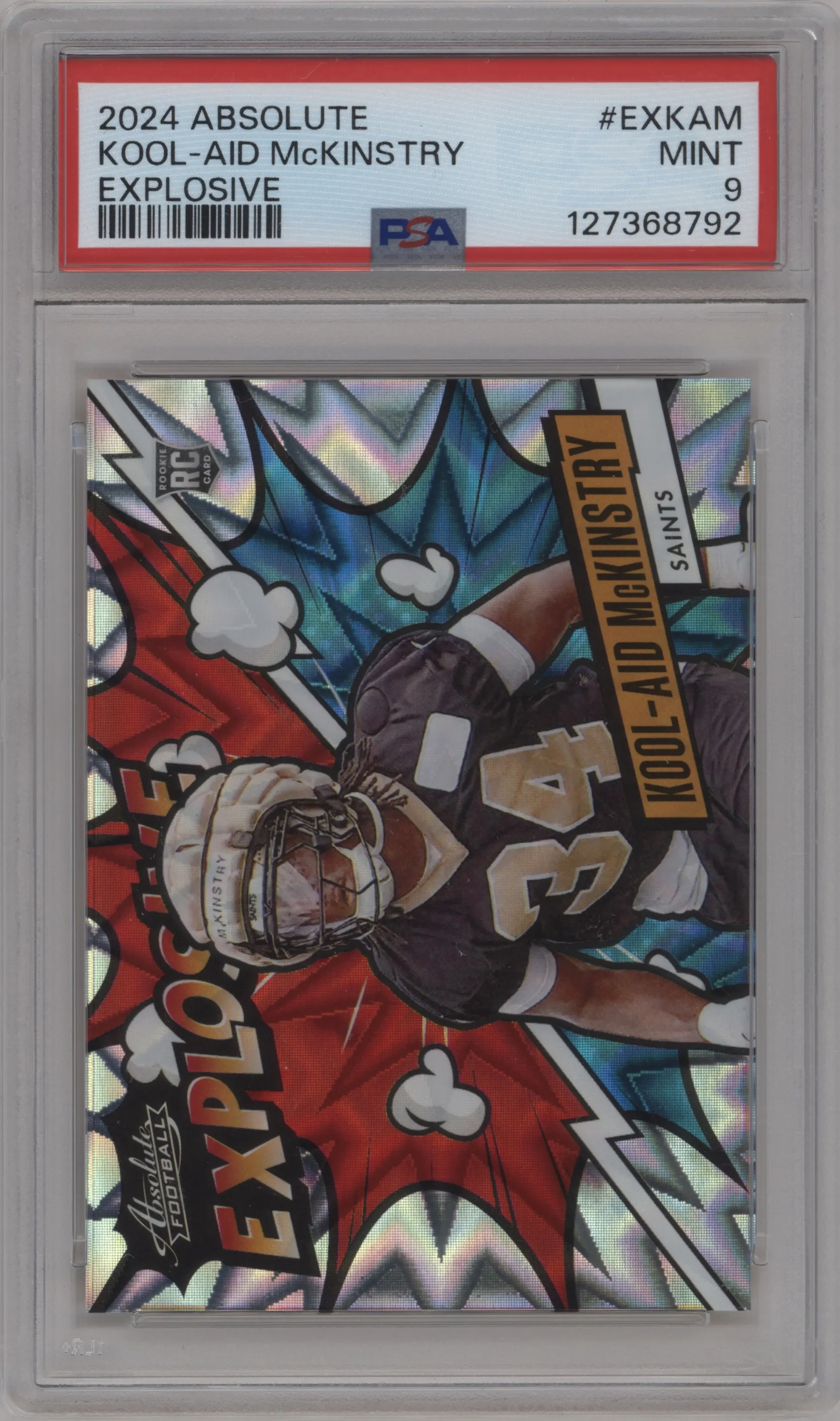 2024 Panini Absolute Explosive Kool-Aid McKinstry #EX-KAM PSA 9