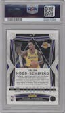 Jalen Hood-Schifino from the 2023-24 Panini Obsidian set featuring a Electric Etch Deep Sea Mojo parallel graded by PSA and given an overall grade of 10.