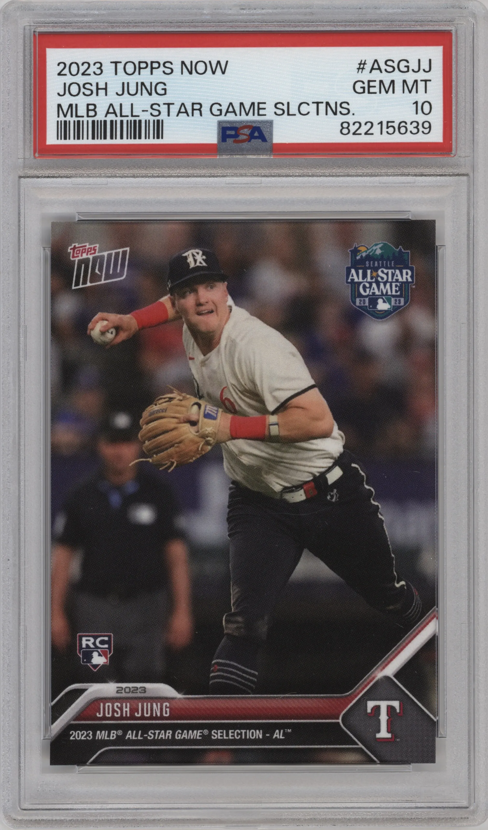 2023 Topps Now All-Star Game Josh Jung #ASG-JJ PSA 10