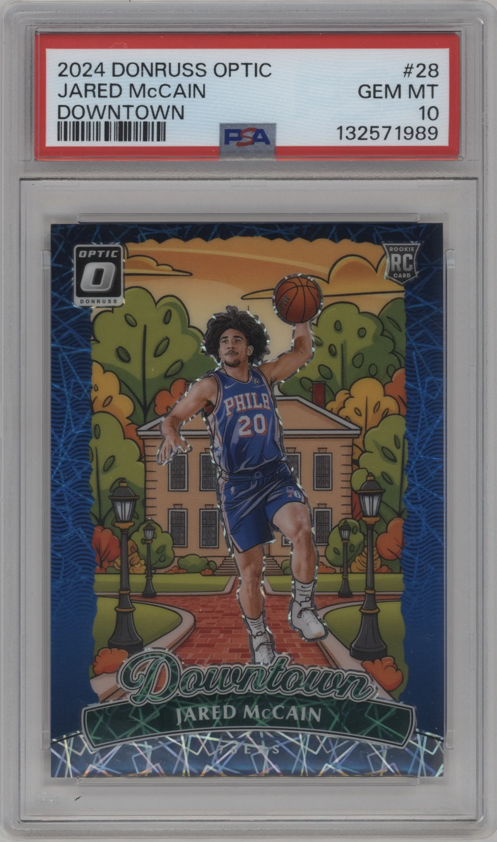 2024 Donruss Optic Downtown Jared McCain #28 PSA 10