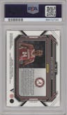 Brandon Miller from the 2023-24 Panini Prizm Draft Picks set featuring a Orange Pulsar parallel graded by PSA and given an overall grade of 10.
