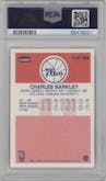 Charles Barkley from the 1986-87 Fleer set graded by PSA and given an overall grade of 9.