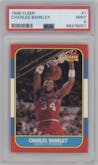 Charles Barkley from the 1986-87 Fleer set graded by PSA and given an overall grade of 9.