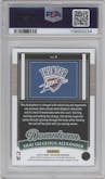 Shai Gilgeous-Alexander from the 2023-24 Panini One and One set graded by PSA and given an overall grade of 9.