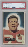 Bob St. Clair from the 1955 Bowman set graded by PSA and given an overall grade of 5.