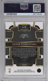Victor Wembanyama from the 2023-24 Panini Select  set graded by PSA and given an overall grade of 10.