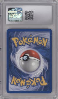 Dark Dragonite from the 2000 Pokemon set graded by CSG and given an overall grade of 7.5.