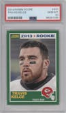 Travis Kelce from the 2013 Score set graded by PSA and given an overall grade of 10.