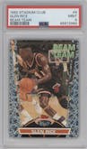 Glen Rice from the 1992-93 Topps Stadium Club set graded by PSA and given an overall grade of 9.