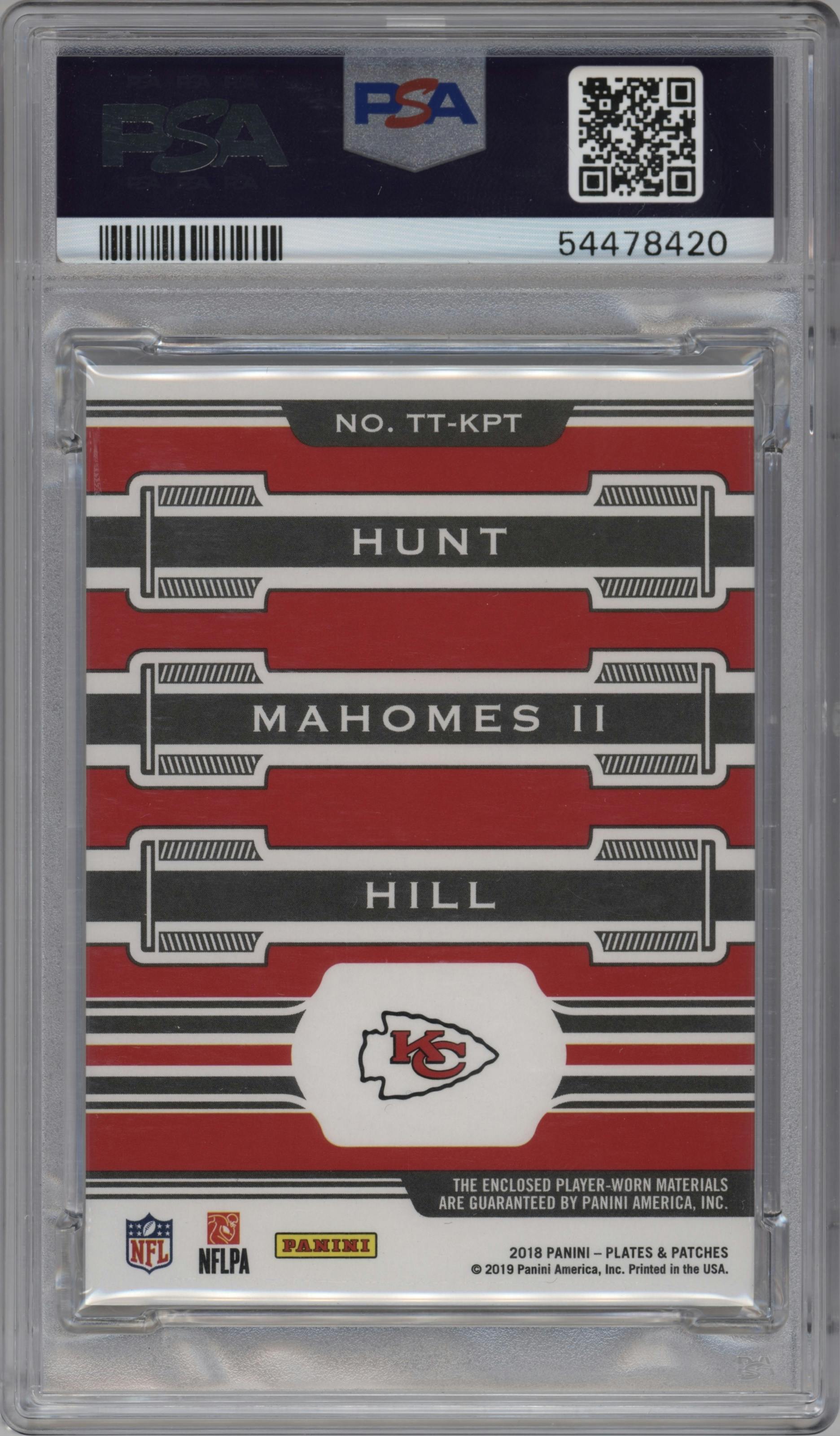 Kareem Hunt/Patrick Mahomes II/Tyreek Hill