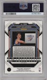 Chet Holmgren from the 2022-23 Panini Prizm  set featuring a Green Prizm parallel graded by PSA and given an overall grade of 10.