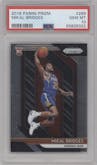 Mikal Bridges from the 2018-19 Panini Prizm set graded by PSA and given an overall grade of 10.