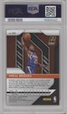 Mikal Bridges from the 2018-19 Panini Prizm set graded by PSA and given an overall grade of 10.