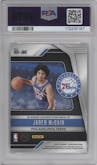 Jared McCain from the 2024-25 Panini Prizm set graded by PSA and given an overall grade of 10.