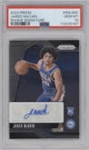 Jared McCain from the 2024-25 Panini Prizm set graded by PSA and given an overall grade of 10.