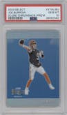 Joe Burrow from the 2023 Panini Select set featuring a Prizm parallel graded by PSA and given an overall grade of 10.