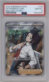 Cheren's Care from the 2022 Pokemon SWSH set graded by PSA and given an overall grade of 10.