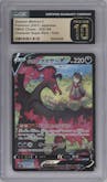 Galarian Moltres V from the 2021 Pokemon SWSH JPN set graded by CSG and given an overall grade of 10.