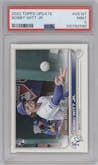 Bobby Witt Jr. from the 2022 Topps Update  set graded by PSA and given an overall grade of 9.