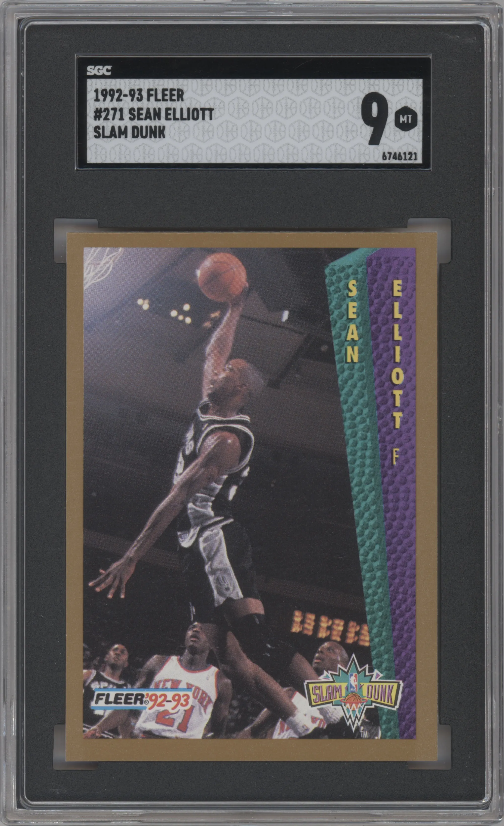 1992 Fleer Sean Elliott SGC 9