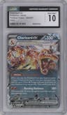 Charizard ex from the 2024 Pokemon SV set graded by CSG and given an overall grade of 10.