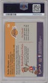 Kobe Bryant from the 2003-04 Fleer Platinum set graded by PSA and given an overall grade of 9.
