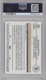 Jackson Merrill from the 2024 Topps Chrome set featuring a Refractor parallel graded by PSA and given an overall grade of 9.