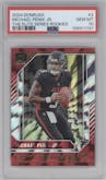 Michael Penix Jr. from the 2024 Donruss set graded by PSA and given an overall grade of 10.