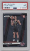 Caitlin Clark from the 2024 Panini Prizm WNBA set graded by PSA and given an overall grade of 9.