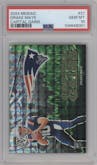 Drake Maye from the 2024 Panini Mosaic set graded by PSA and given an overall grade of 10.