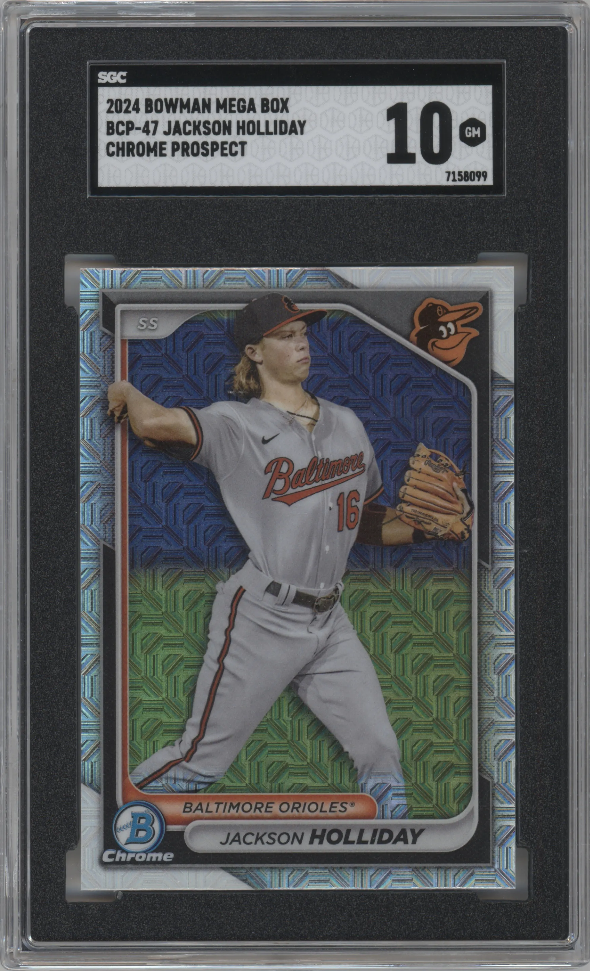 2024 Bowman Mega Box Jackson Holliday #BCP-47 SGC 10