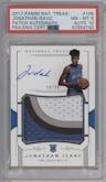Jonathan Isaac from the 2017-18 Panini National Treasures set graded by PSA and given an overall grade of 8.