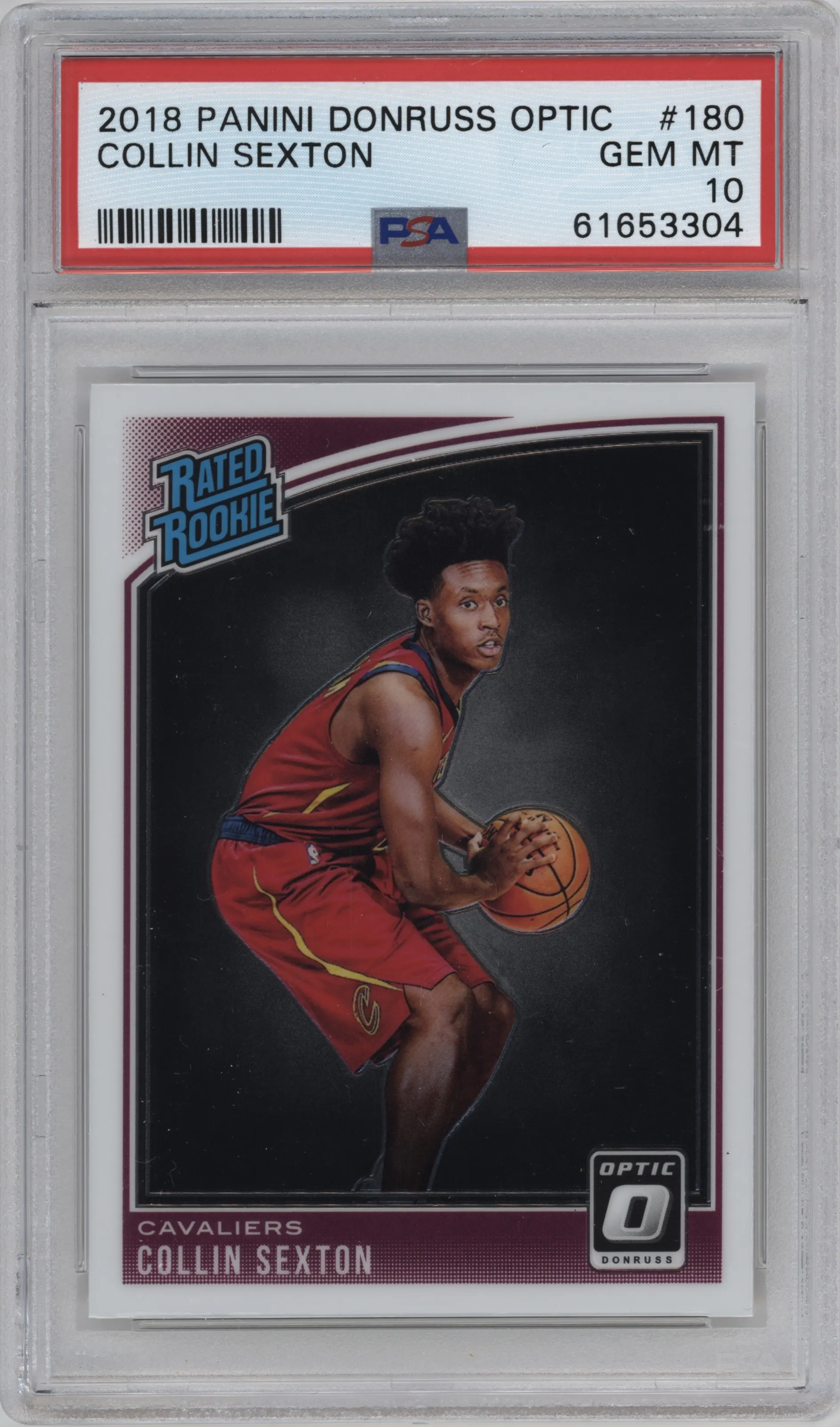 2018 Panini Donruss Optic Rated Rookie Collin Sexton PSA 10